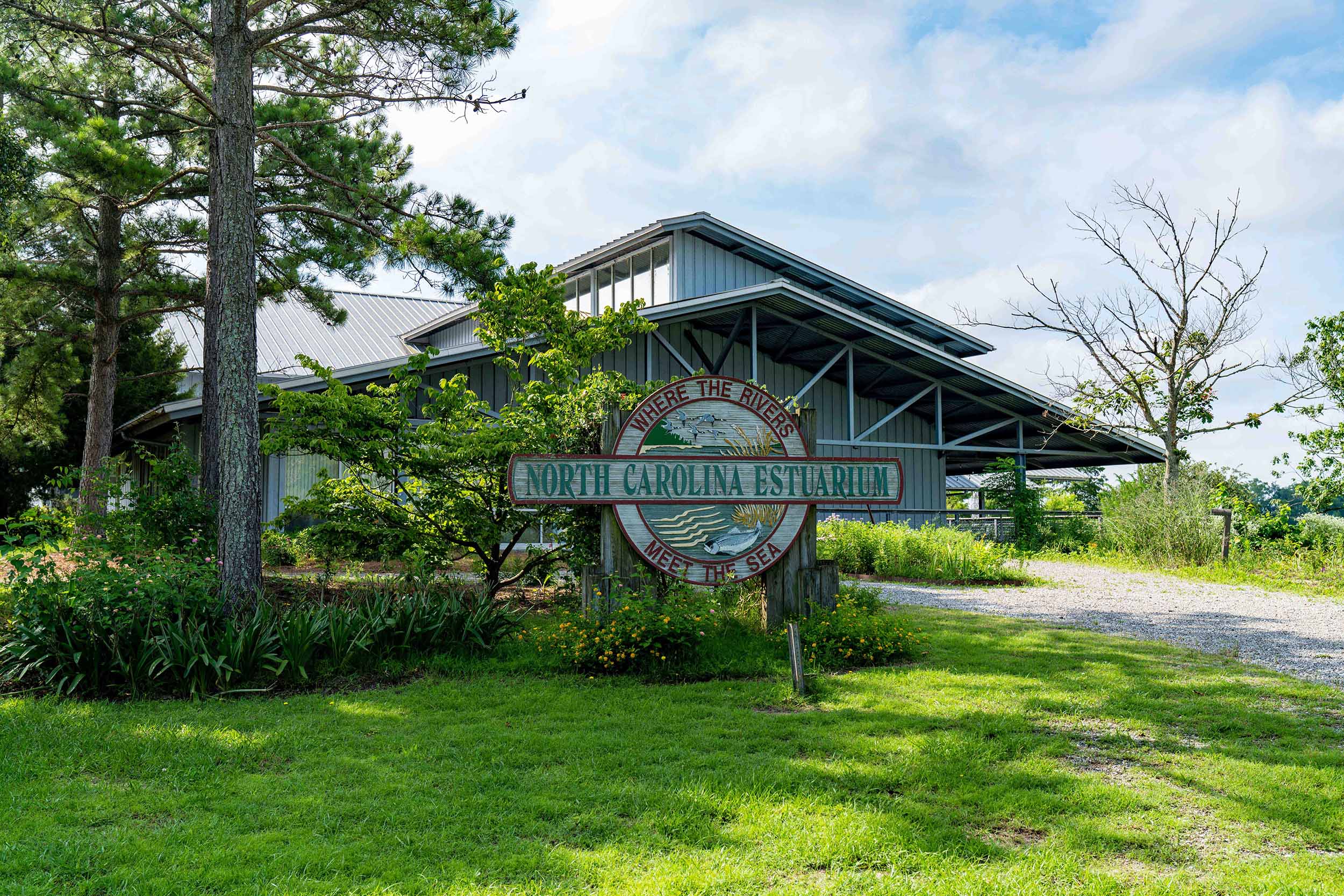 Sign for the North Carolina Estuarium